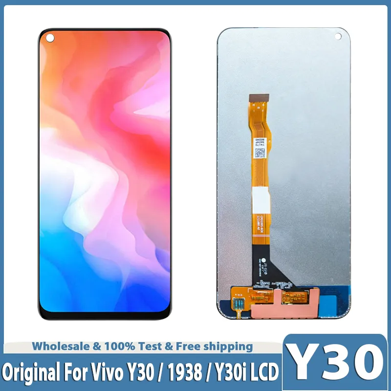 6.47" Original Y30 LCD For Vivo Y30 1938 LCD Display With Touch Screen Digiziter Assembly Replacement Component Parts