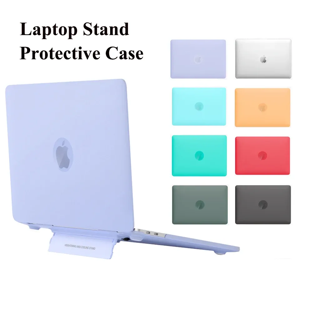 Fall Frosted Laptop Stand Case för MacBook Pro14 Air13 A1466 A1932A2179 A2337 A2681 AIR15