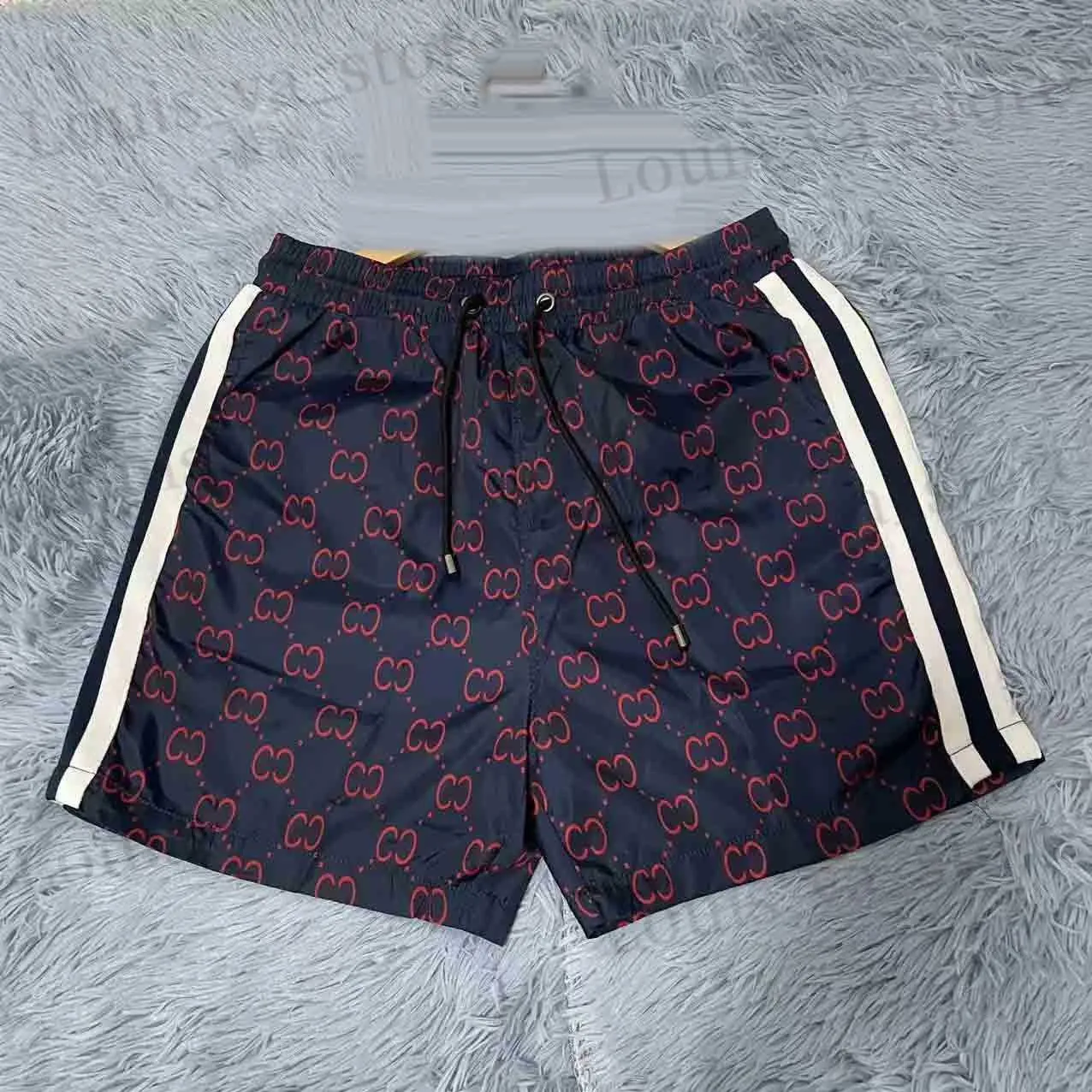 Men's Shorts Summer Shorts waterproof and quick-drying swimwear designer mens white black beach shorts mens swimwear mens swimming trunks T240410