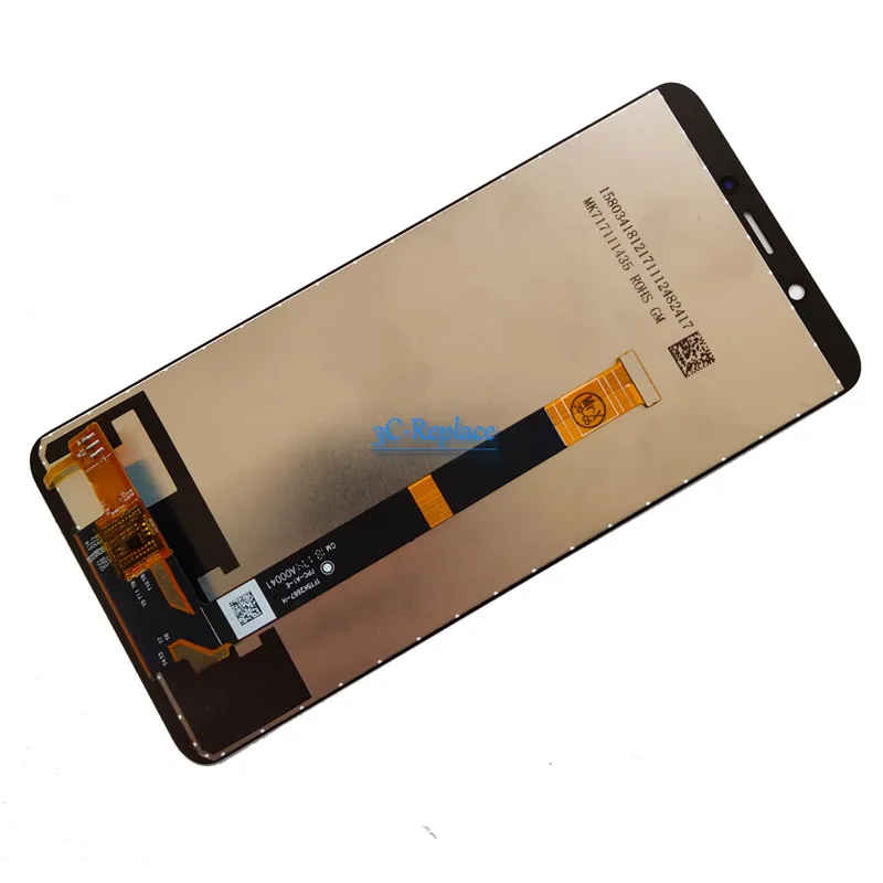 Zwart 6,0 inch voor OPPO A73S / OPPO REALME 1 / OPPO F7 Jeugd CPH1861 CPH1859 LCD Display Touch Screen Digitizer Assembly / frame