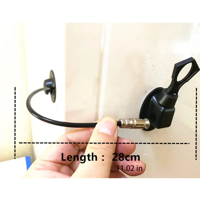 Magnetic Fridge Lock with Key Cabinet Lock Childproof Drawer Lock Self-adhesive Refrigerator Locks for Kitchen Appliance