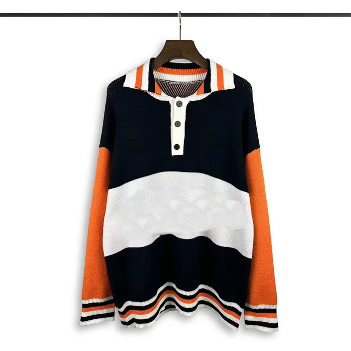 #5 Męskie projektanty swetry haft haftowa klatka piersiowa logo męskie bluzy damskie swetry bluzy para modele rozmiar m-3xl nowe ubrania 0339