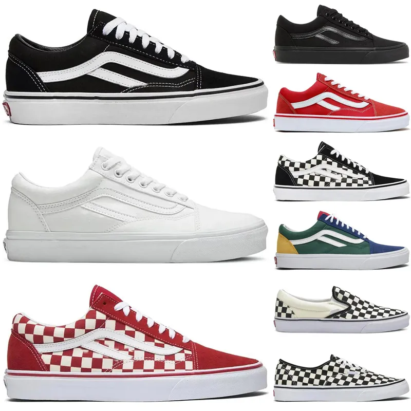 Designer Sneakers Old Skool Canvas Shoes Skateboard busje voor heren dames witte mannen dames trainers Scarpe Plate-Forme Casual Luxury