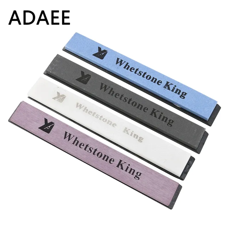 Adaee 4pcs/Set Whetstone Professional Eshing Stones 320#, 800#, 3000#, 6000#GRIT WHETSTONE CHindstone do ostrzałki noża