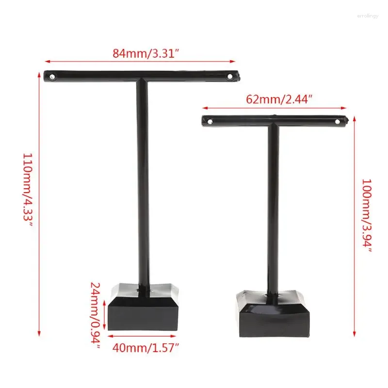 Caschetti per gioielli 2 PC/Orecchini set Scaffali per il display per il negozio di vendita al dettaglio del braccialetto di collana