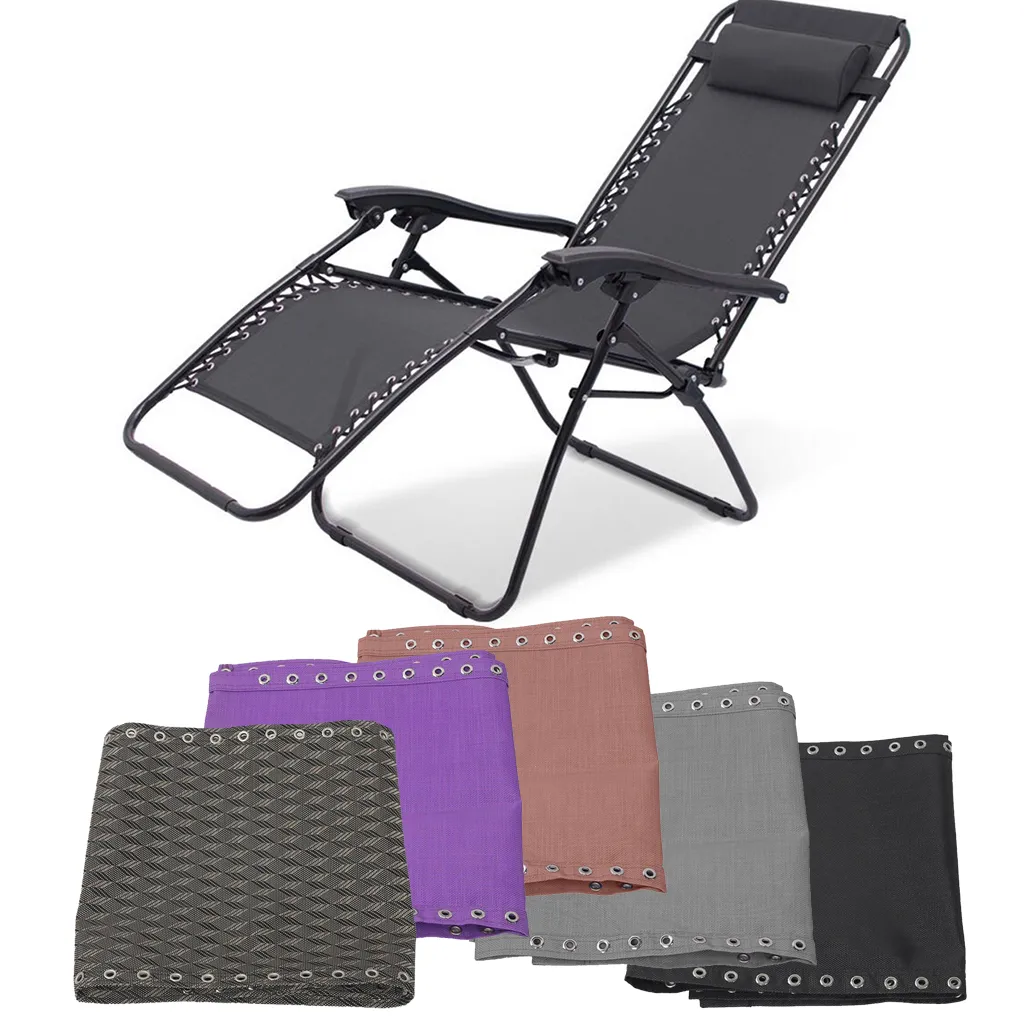 Replacement Fabric Cloth Leisure Chair 160X43cm for Folding Sling Chair Recliner Lounge Patio Chair Non- Gravity Recliner 