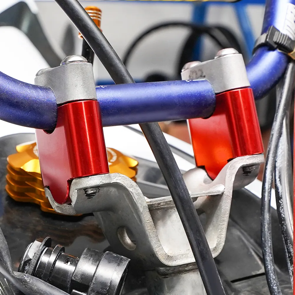 Handle Bar Clamp Raised Handlebar Mount Riser For Yamaha Raptor 700 ...