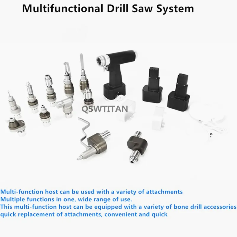 Orthopedic multifonctionnel Electric Drill Bos Saw Saw Saw Instruments chirurgicaux orthopédistes