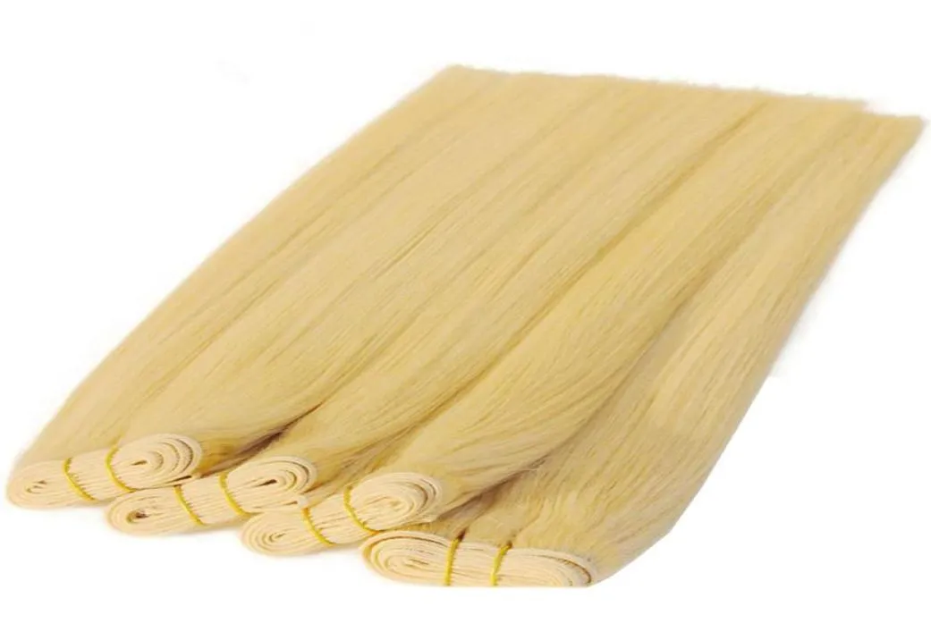 Падение в 48 часов 100G 2pcslot peruvian малазийская бразильская блондинка с плетением волос.