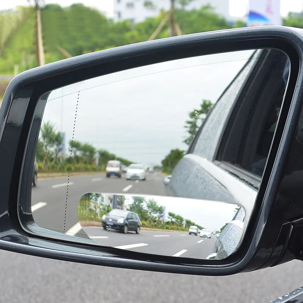 Specchietto retrovisore per auto regolabile a 360 gradi, specchio per punto cieco, specchio con superficie convessa grandangolare, specchietto retrovisore sinistro e destro  34