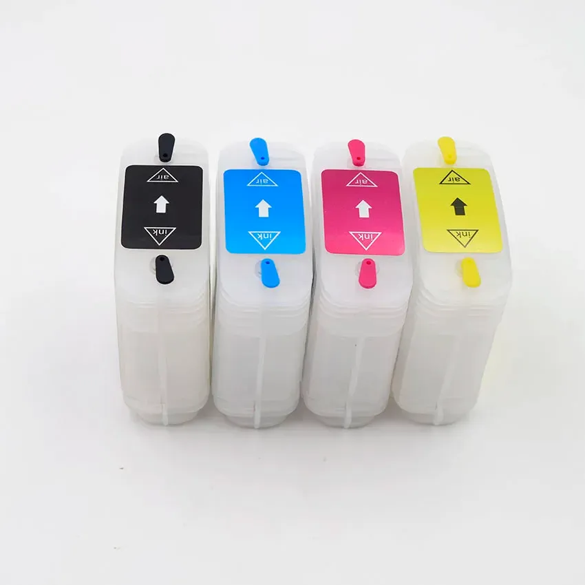 Lot De 4 Cartouches D'encre Compatibles HP Designjet 500/500PS/800/800PS - Cyan, Jaune, Magenta, Noir - 69ml Chaque - Neuf Sous Blister