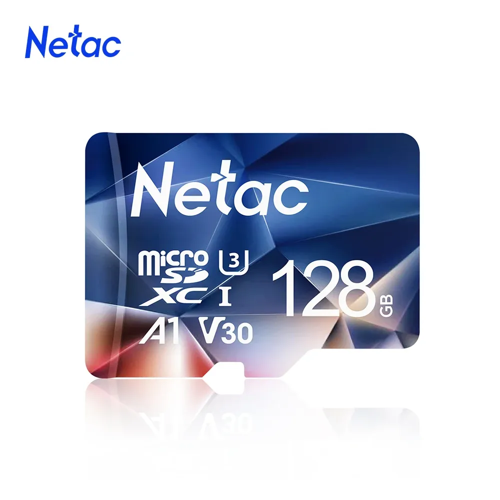 Karten Netac Memory Card 32 GB 64 GB 128 GB 256 GB 512 GB Klasse 10 Micro SD -Karte TF -Karte Mini SD -Karte für Telefon