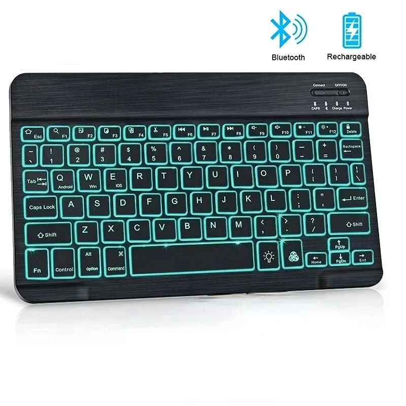 Keyboards Mini Bluetooth Keyboard Wireless Tablet Rechargeable For Tablet ipad Cell Phone Laptop