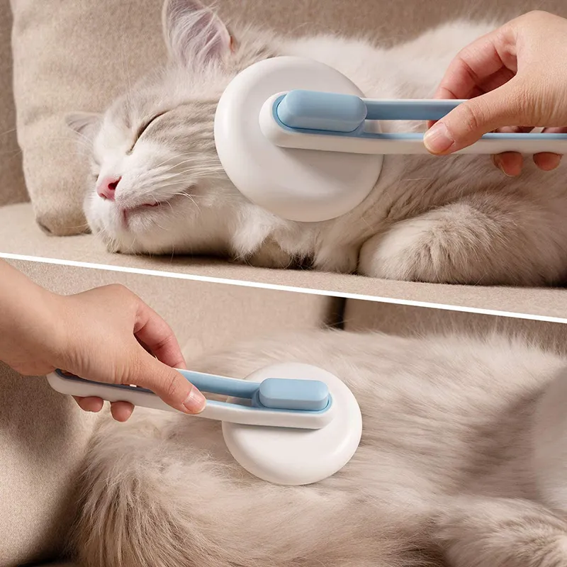 Benepaw Easy Cleaning Slicer Slicer Dog Brush Safe Strumento di toelettatura per animali domestici resistenti per gatto per la perdita di capelli corti o lunghi