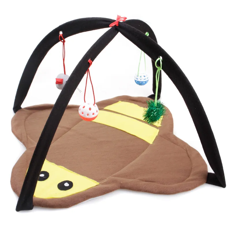 Cat Toys Portable Cat Tent Zabawne zabawki mobilne Zwierzęta Zwierzęta Zabawa Łóżka