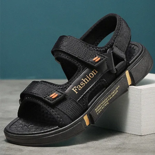 Men Sandals zomer nieuwe sandalen trendy blauw zwart grijze schoenen lichtgewicht sandalen heren buiten strand sandalen 36-45 r8cw#