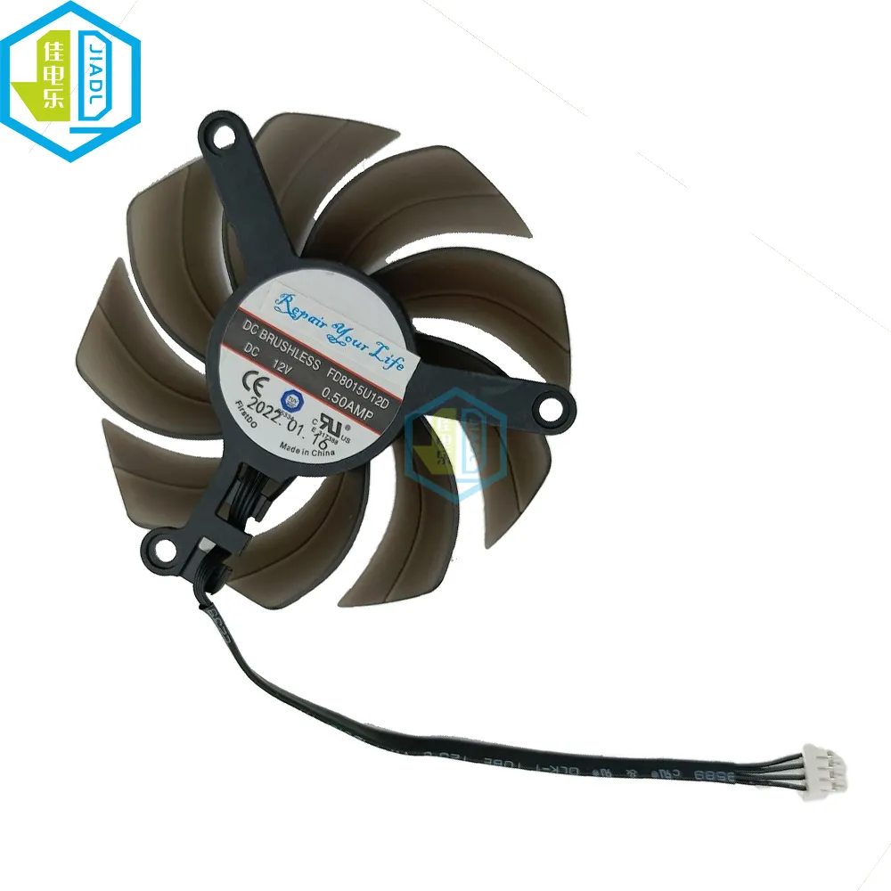 82MM 12V GPU Graphics Cards Cooling Fans For Gainward RTX 3060 3070 3080 3090 RTX3070Ti RTX3080Ti FD8015U12D VGA Cooler Fan New