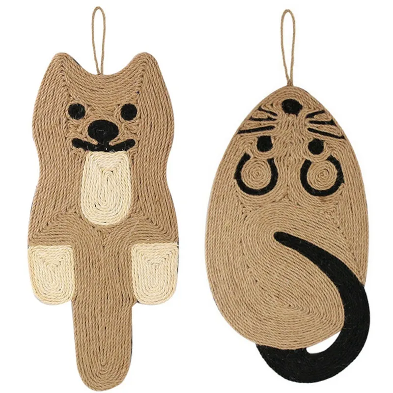 Rascador de cuerda de yute naturliga para gatos, accesorios de cuerda de sisal, material para rascar, juguete para rascar maskotas