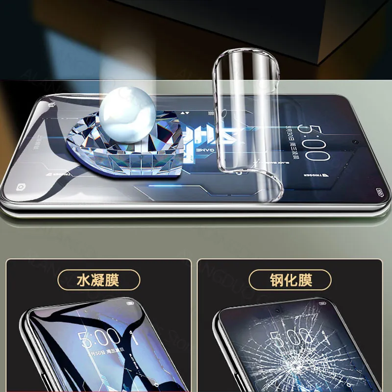 Гидрогельная пленка спереди для xiaomi Black Shark 5 4S Pro 4S Протектора экрана Black Shark 5 4 Pro Camera Lins не стекло