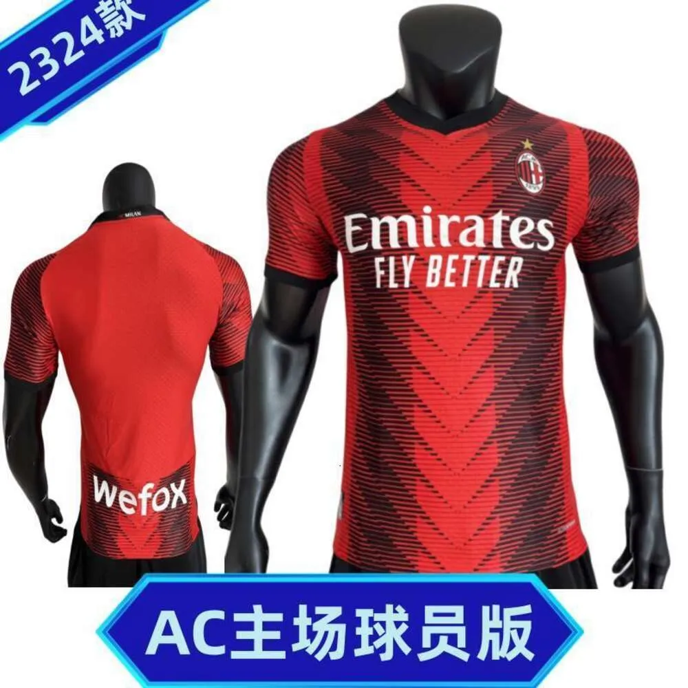 Soccer Jerseys Men's 23/24ac Home Jersey Player Version Team Can Be Printed Football Number