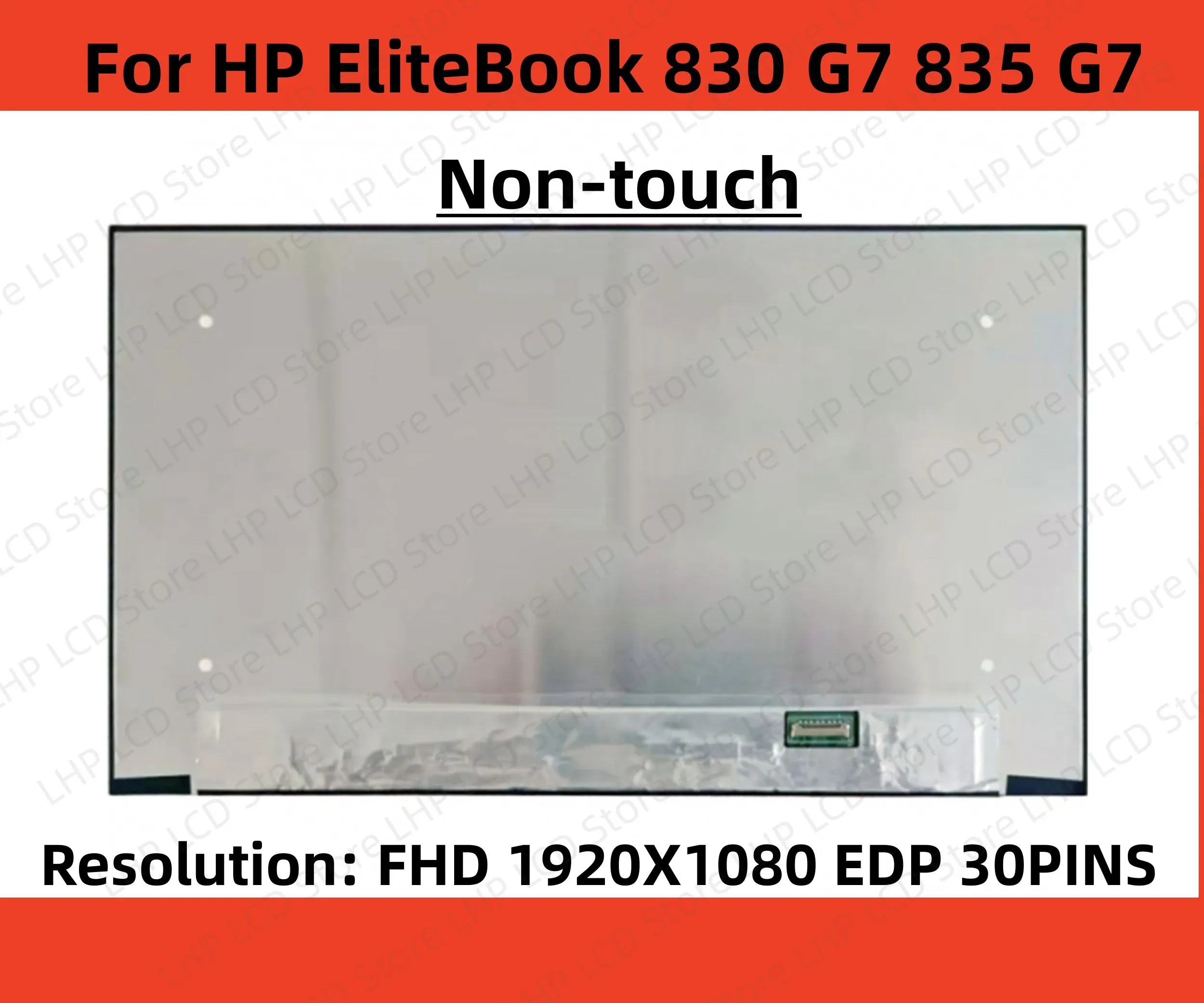 HP EliteBook için Ekran M08527001 M08536001 için 830 G7 835 G7 Dizüstü Bilgisayar LCD Ekran 13.3 inç FHD LCD Ekran Ekran Düzenleyici Panel