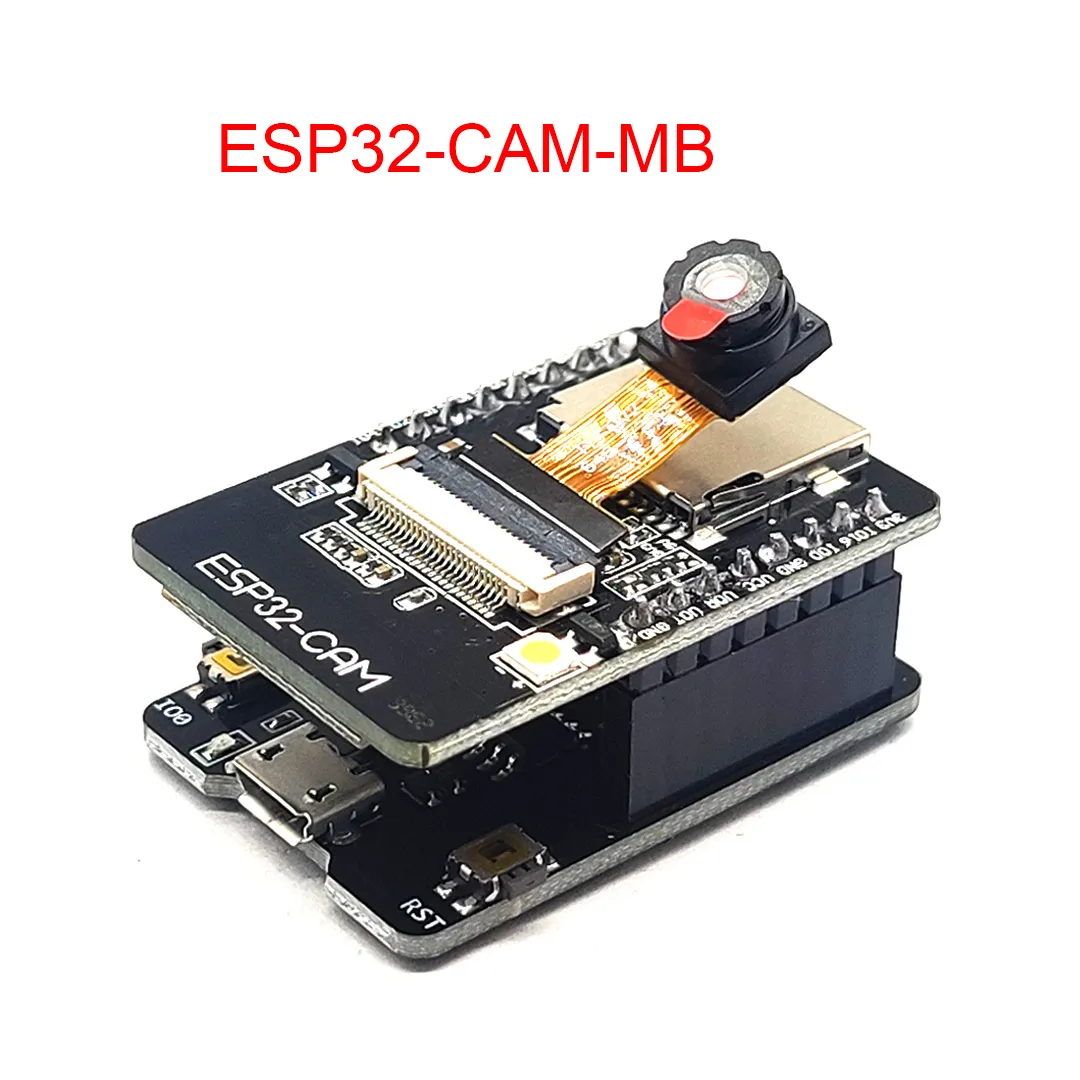 ESP32-CAM-MB WiFi + Bluetooth Module Module Module Development Board ESP32 avec module de caméra OV2640 2MP pour Arduino