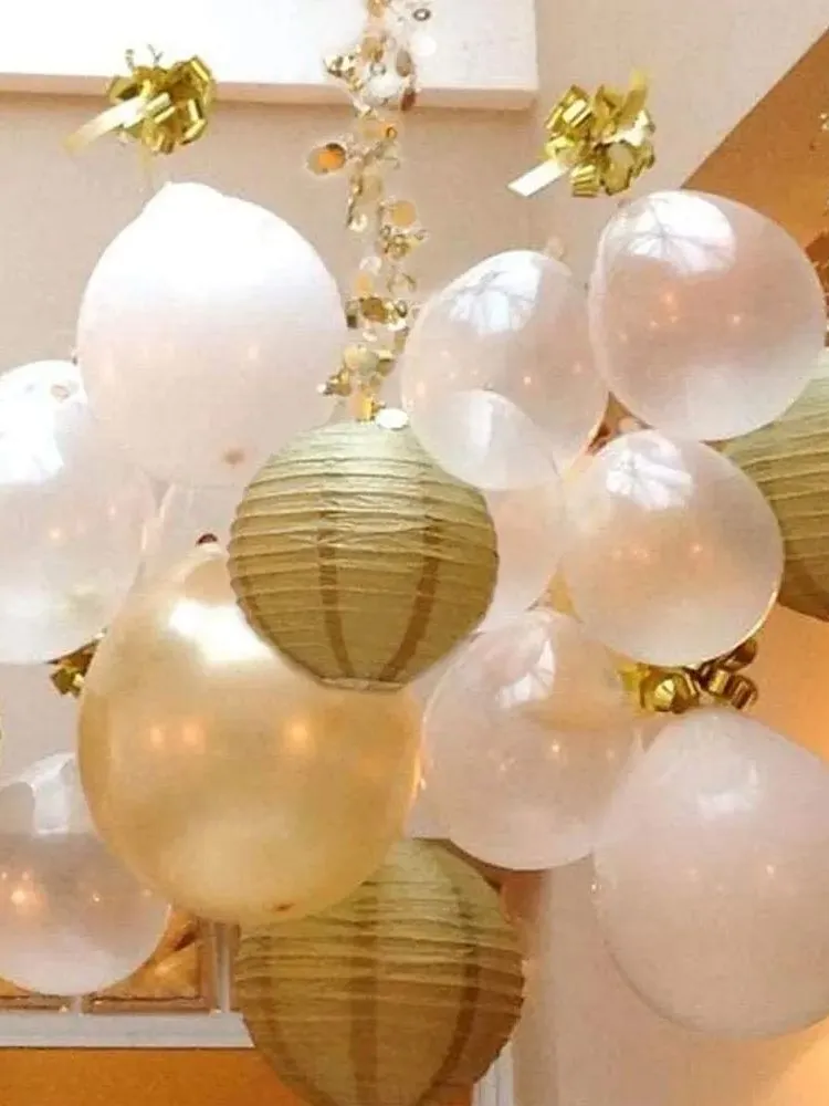 2 Lámparas De Papel Colgantes - 20 Cm Blancas, Reutilizables, Para Bodas, Cumpleaños Y Decoración