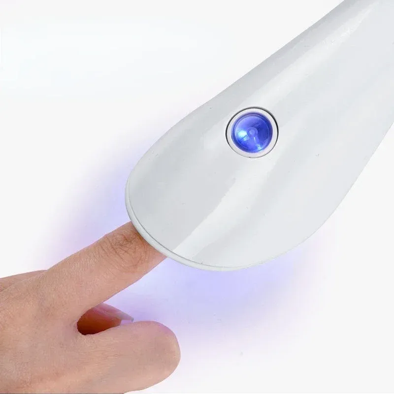 Nail Dryers Handheld Manicure Phototherapy Machine Rechargeable Infrared Sensor Small Portable Single Finger Curing Lamp