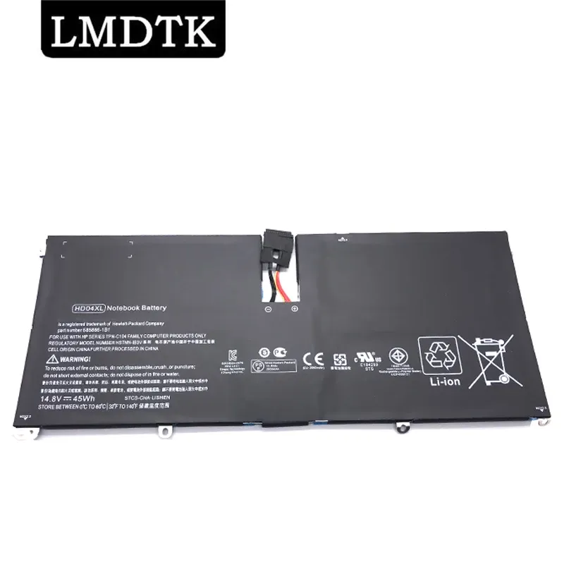 Батареи LMDTK Новая батарея ноутбука HD04XL для HP Envy Spectre XT 132000EG 132021TU 132120TU 132113TU PRO 13B000 HSTNNIB3V