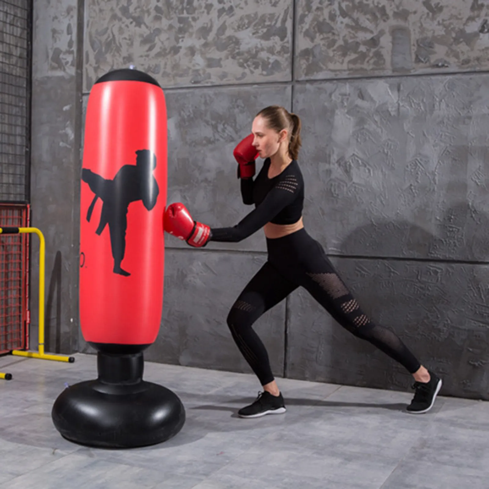 160cm Inflatable Boxing Bag PVC Reaction Target for Fitness Training ...