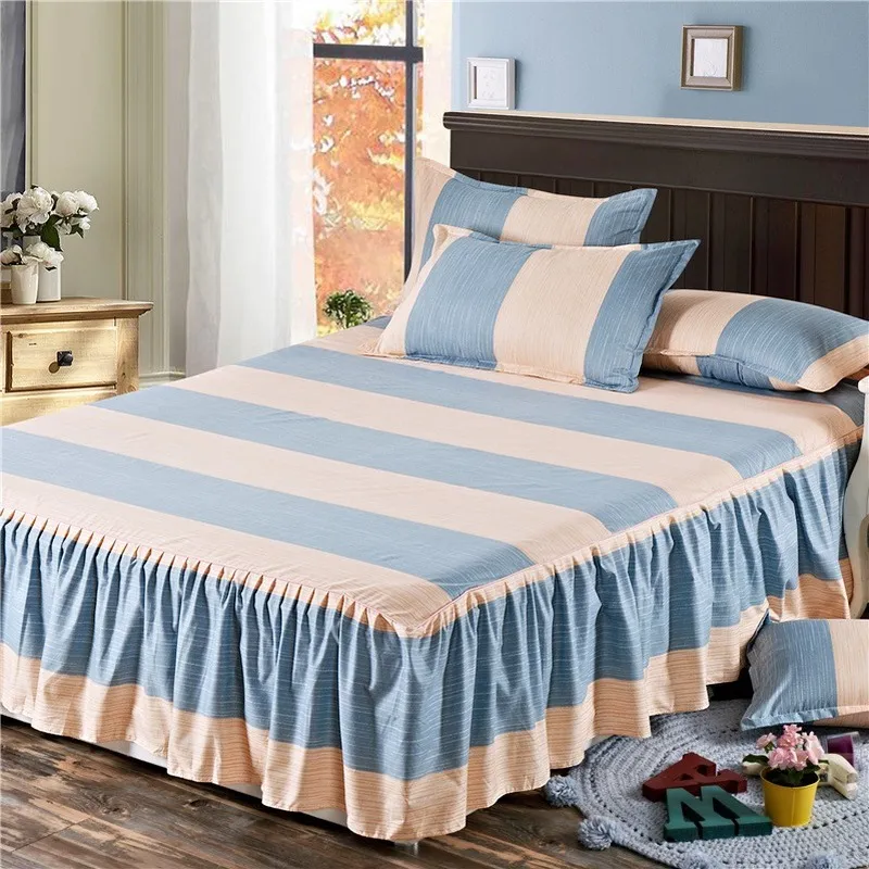 Jupe de lit anti-draps de lit de lit imprimé de lit élastique imprimé lits reine king lits adaptés à la peau.