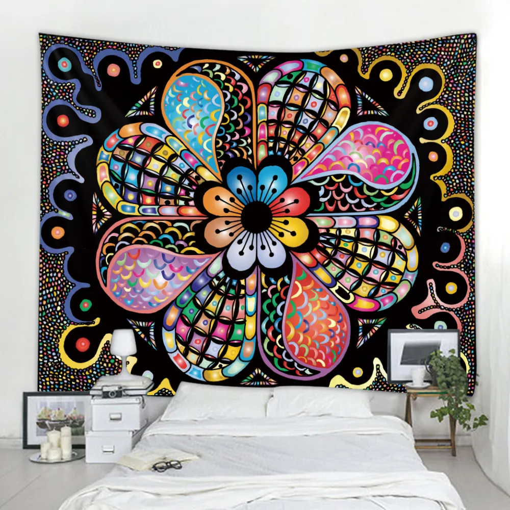 Vackert vardagsrum, sovrum tapestry, vägg tapestry, billig hippie, vägg hängande bohemskt dekorativt lakan, strandmatta