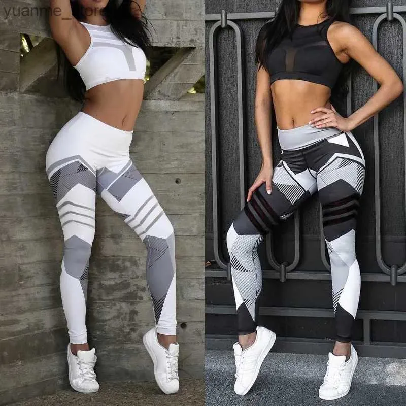 Yoga -outfits yoga sets naadloze dames gym sportkleding workout kleding atletisch slijtage gym legging fitness bh crop top geprinte yoga leggings y240410