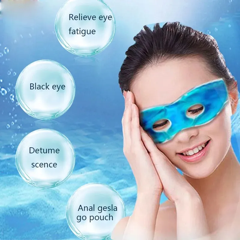 Masque oculaire en gel refroidissement glacé chaud soulage la fatigue des yeux éliminer le sac de glace de masque oculaire en gel de gel réutilisable pour un bon sommeil