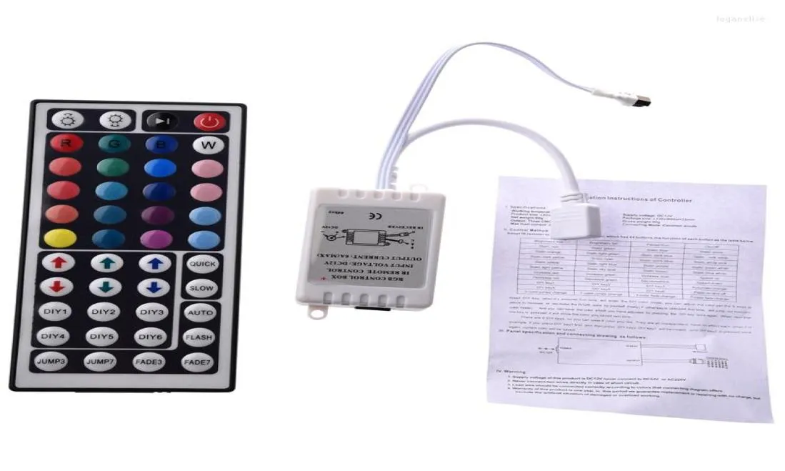 Zdalne sterowniki kontroler IR 44 klawisze dla RGB LED Light Pasek1717371