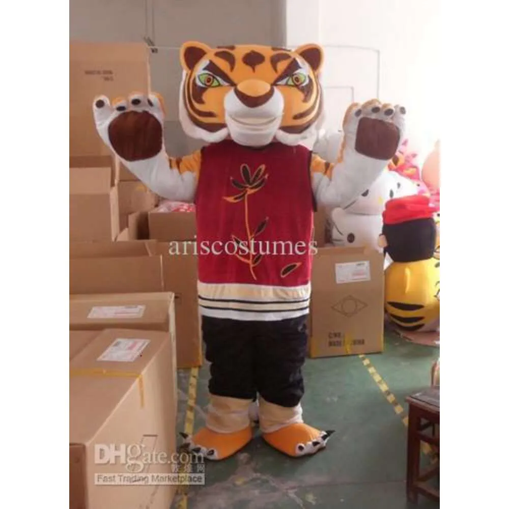 Kostiumy maskotki kostiumy Mascota Pianka Śliczna śmieszna tygrys kreskówka pluszowa świąteczna sukienka Halloween Mascot Costume ysjb