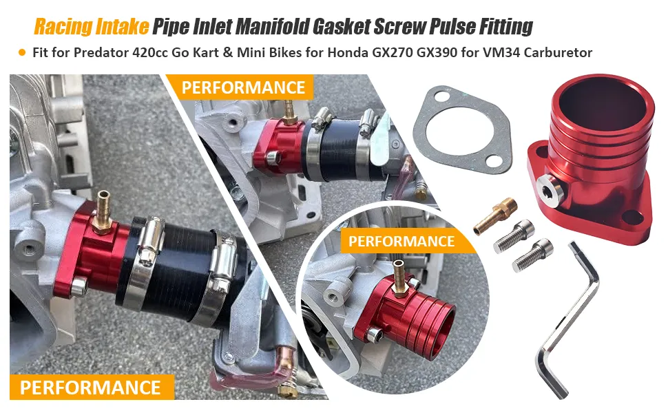 Intake Manifold Gaskets For 2-Stroke 33cc 43cc 49cc Engines – Goped Scooter – Durable Plastic