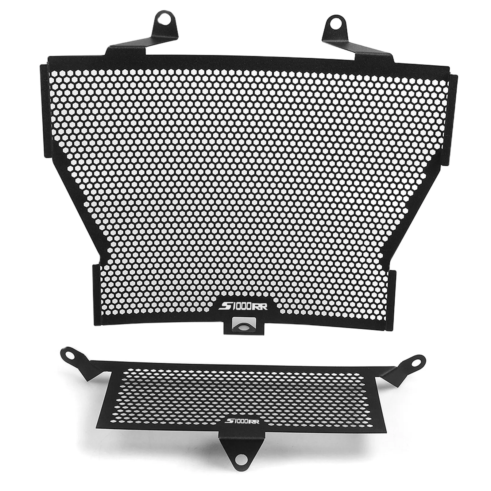 thumbnail image 2 of Stainless Steel Radiator Grille Guard For BMW S1000RR, S1000R, S1000XR, HP4 – Pre-Drilled 2 of 6