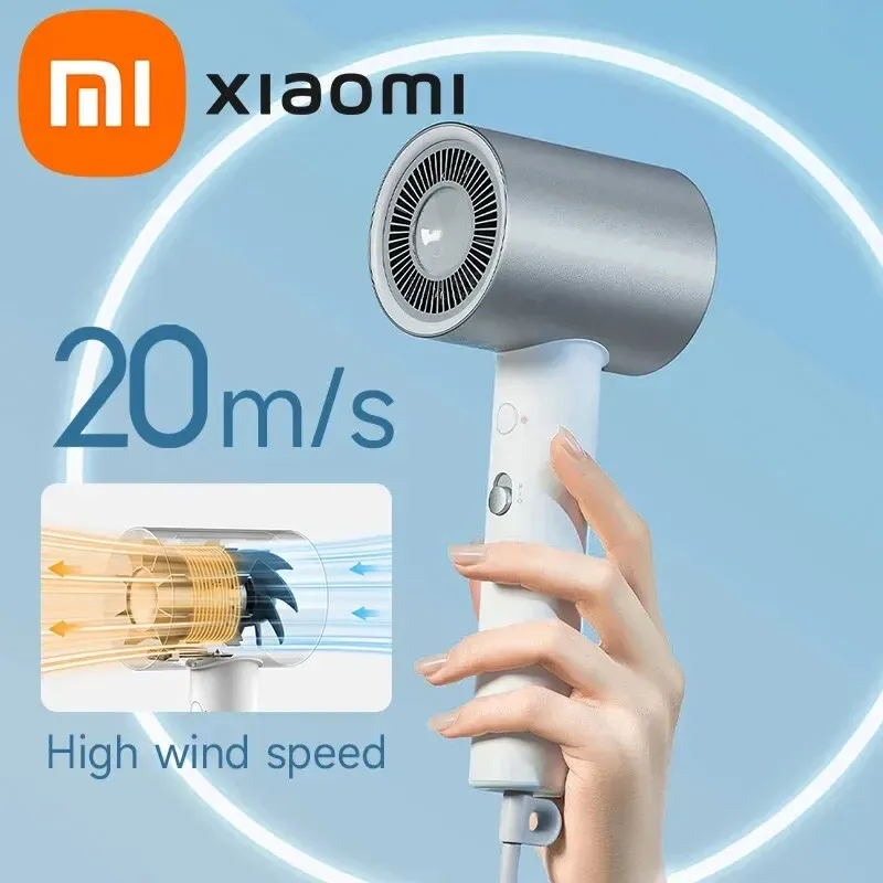 Сушилки оригинал xiaomi mijia вода ионная фен с феном H500 Ветер 20 м/с 1800 Вт горячий и холодный циркулирующий воздух режим быстрого сухого ухода