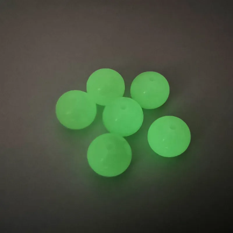 Wholesale 8mm/12mm/14mm/16mm/18mm/20mm Cheaper Price Acrylic Jelly Glow In Dark Beads