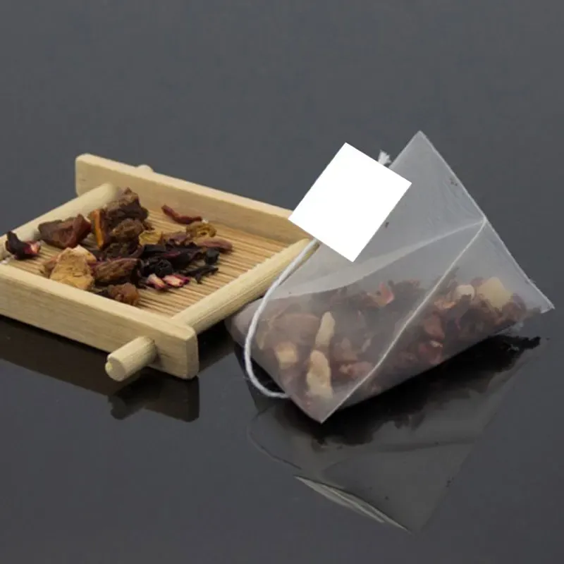 Empty biodegradable pyramid tea bags hotsell