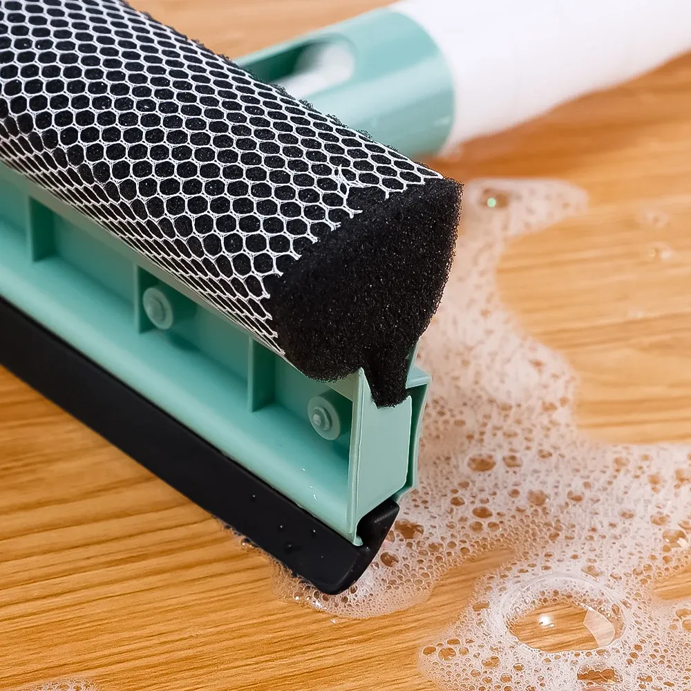 Narzędzia do czyszczenia szkła gospodarstwa domowego dwustronne czyszczenie okien Mop Squeegee wycieraczka z butelką do sprayu w łazience szczotka do czyszczenia kuchni
