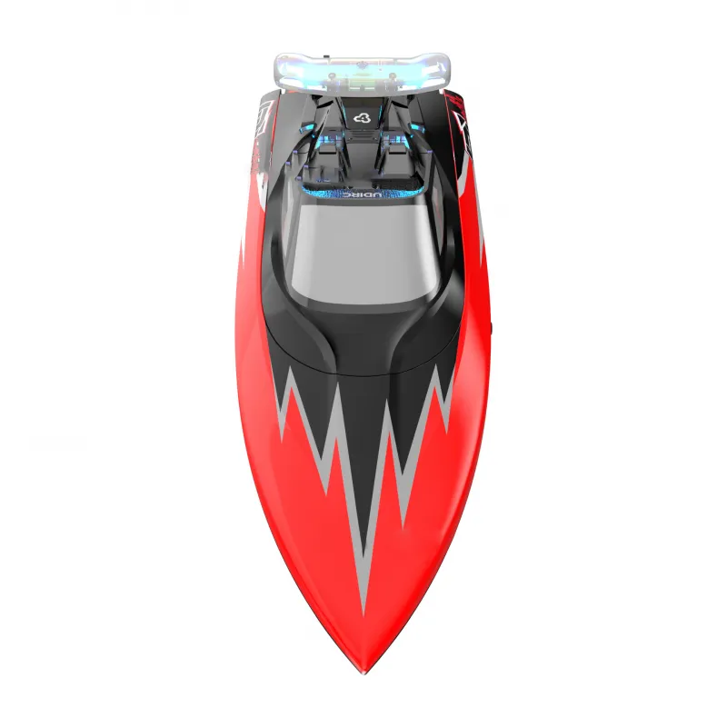 Udirc udi017 RC Boat 30 km/u 2,4 GHz Licht Toon Speedboot Lage Batterij Alarm PVC BOOT RADIO -RECIDE BOOT TOETSCADEY VOOR VRIEND VRIEND