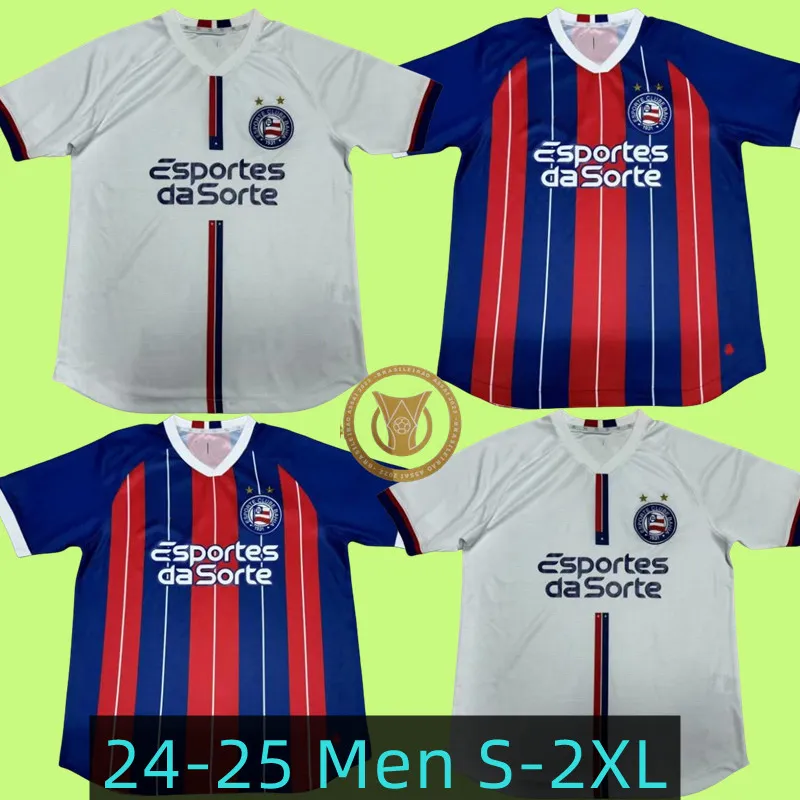 24 25 Bahia Rezende Mens Jerseys Daniel Jacare Everaldo Biel Home Away 3rd GK Special Editions Futebol camisa