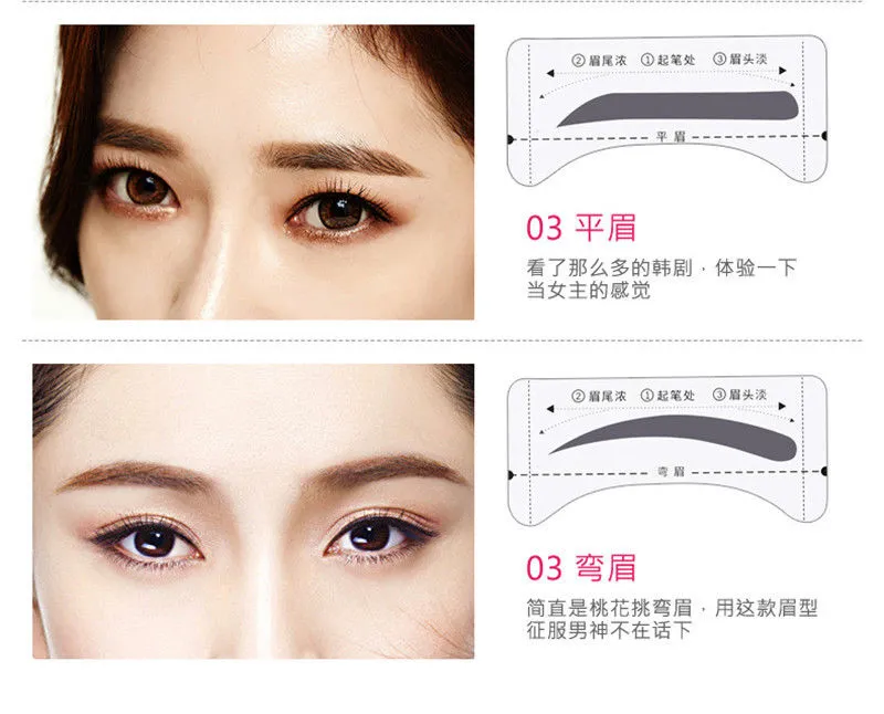 Professinal Eyebrow Eyebrow Stencil Printable Set For Easy Makeup Application Includes Drawing Cards And Steners For Brow And Eyegrows From Ddmywonder, $6.65 | DHgate.Com professinal-eyebrow-eyebrow-stencil-printable-set-for-easy-makeup-application-includes-drawing-cards-and-steners-for-brow-and-eyegrows-from-ddmywonder-6-65-dhgate-com