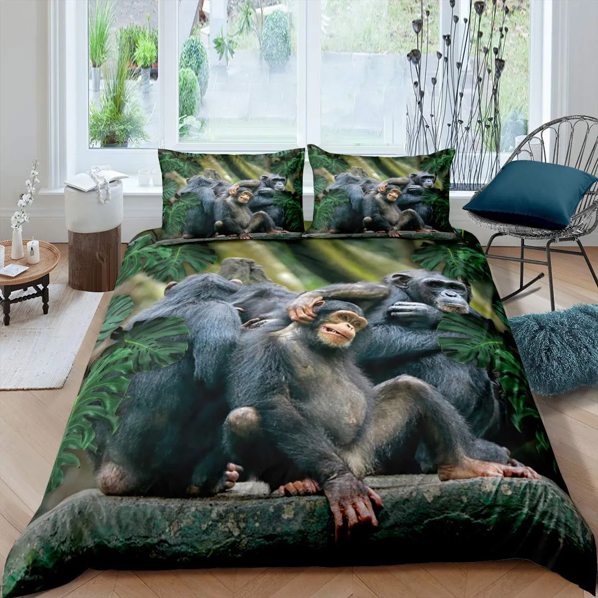 DHgate.com:Orangutan Duvet Cover, Monkey Bedding Set DHgate.com:Orangutan Duvet Cover, Monkey Bedding Set