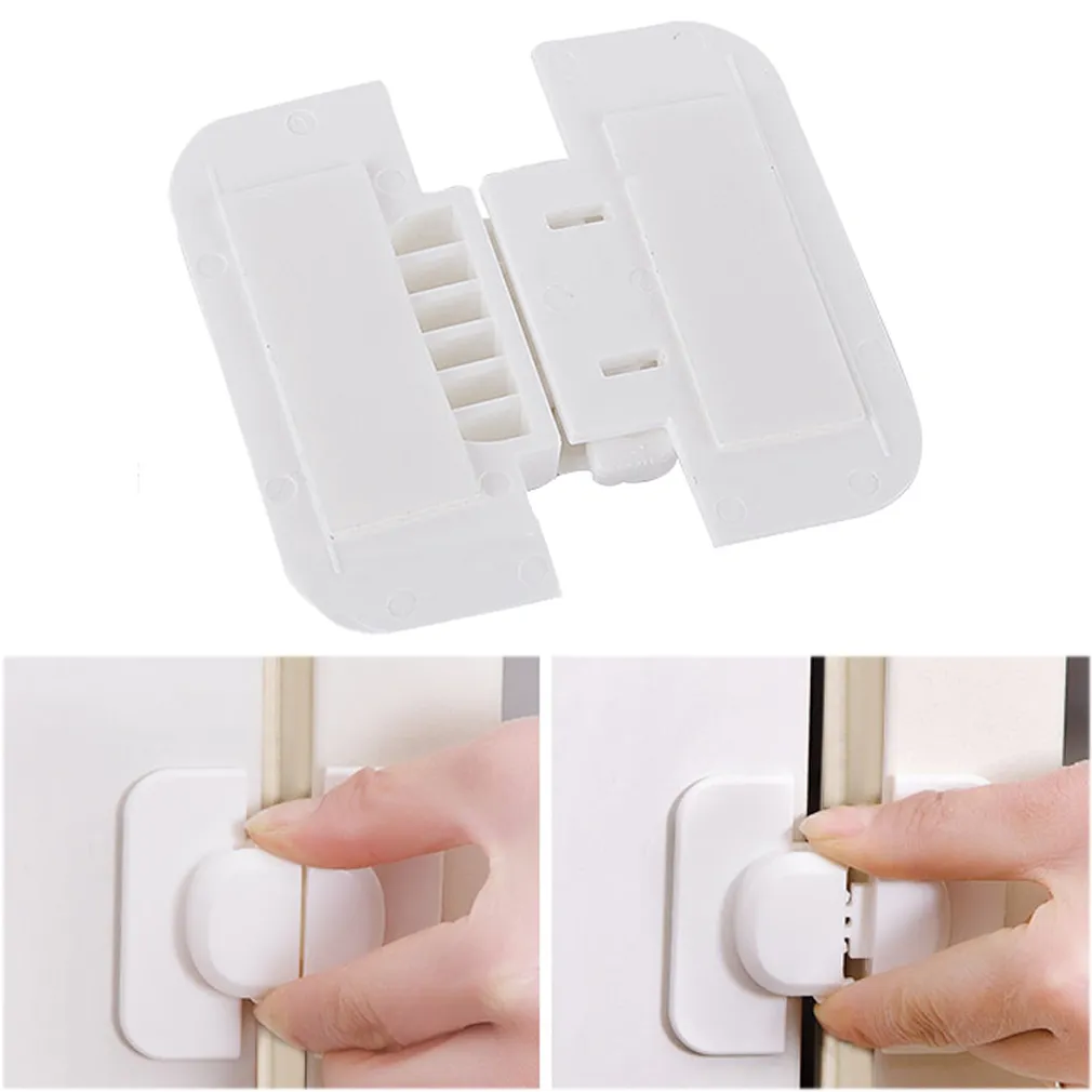Saifer Lock Childproof Refrigerator Safety Lock: Durable Plastic Cabinet Door Lock ...