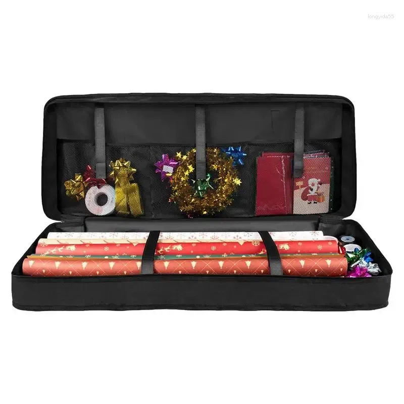 Depolama torbaları Kağıt kapları ayarlanabilir Noel hediye çantası gözyaşına dayanıklı kutu aksesuarları ile