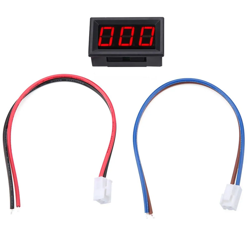 3 chiffres LED Ammeter numérique / Ampère Métère de haute précision Panneau de courant Micro-ajustement DC 0-1A