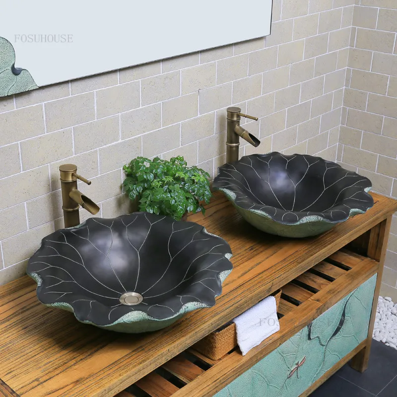 DHgate.com:Lotus Leaf Design Bathroom Sinks: Modern Round DHgate.com:Lotus Leaf Design Bathroom Sinks: Modern Round
